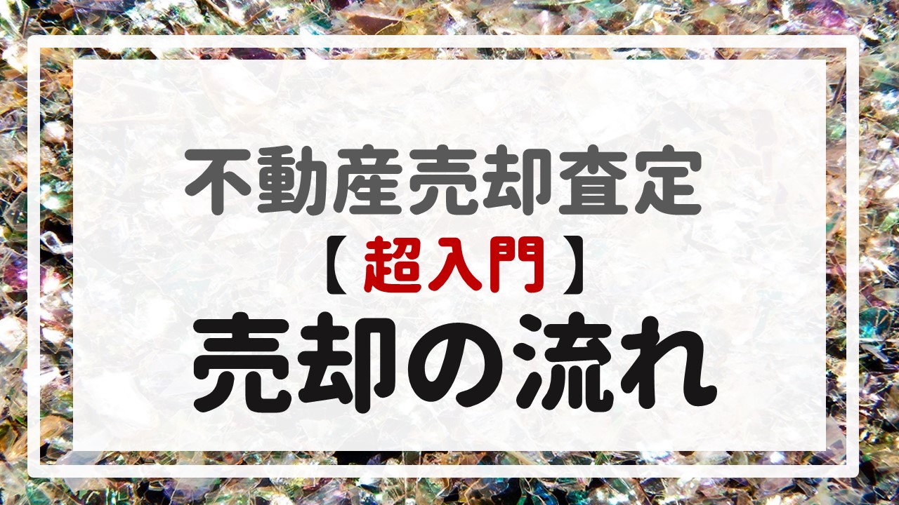 不動産売却査定  〜『【超入門】売却の流れ』〜