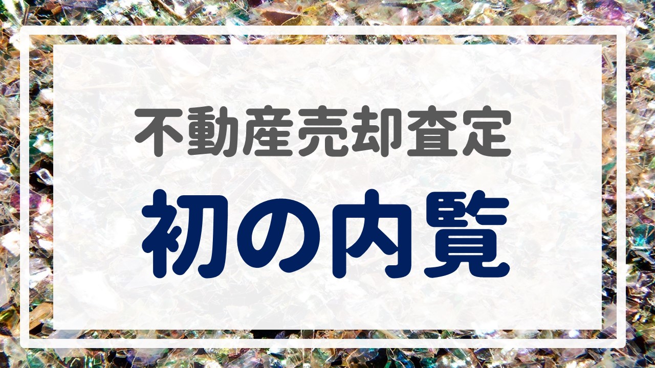 不動産売却査定  〜『初の内覧』〜